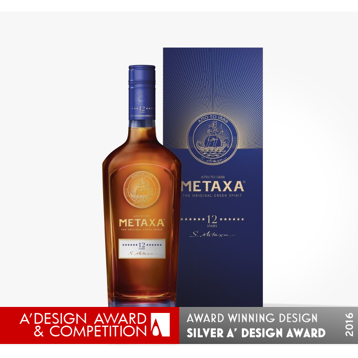 METAXA 12 Stars Packaging Design by The House of Metaxa Silver Packaging Design Award Winner 2016 