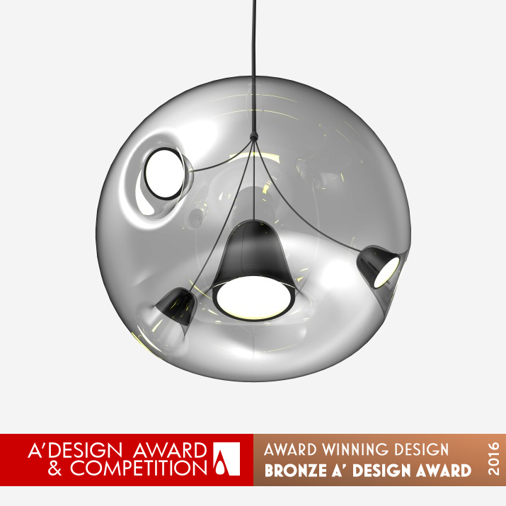 Newmoon Lighting by Nima Bavardi Bronze Lighting Products and Fixtures Design Award Winner 2016 