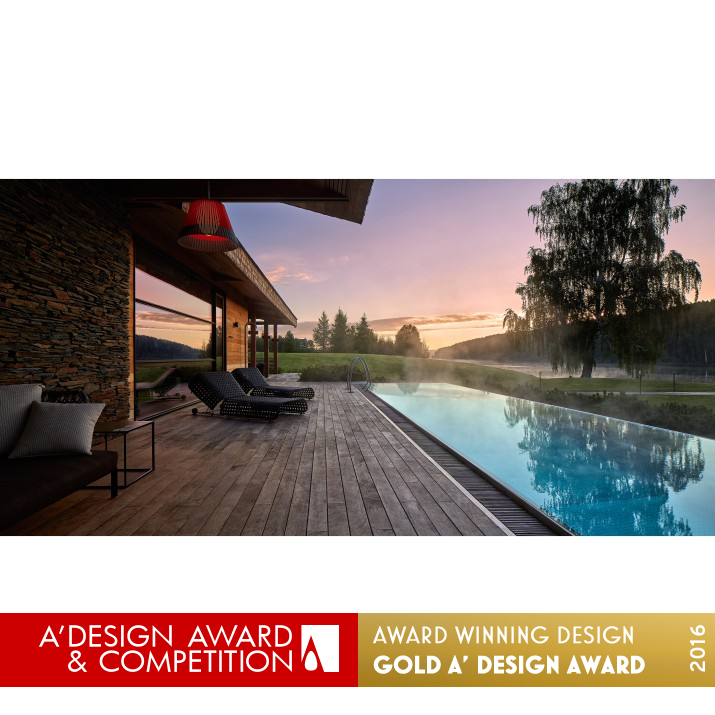 Barn by a River Guesthouse with swimming pools by Dmitry Pozarenko Golden Architecture, Building and Structure Design Award Winner 2016 