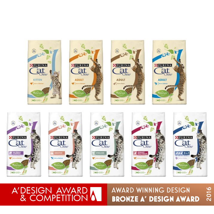 Purina Cat Chow® Re-design Packaging Design  by Nestle Purina PetCare & Seymour Powell Bronze Packaging Design Award Winner 2016 