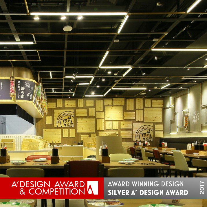 Mou Mou Club Restaurant by Monique Lee of Mas Studio Ltd. Silver Interior Space and Exhibition Design Award Winner 2017 