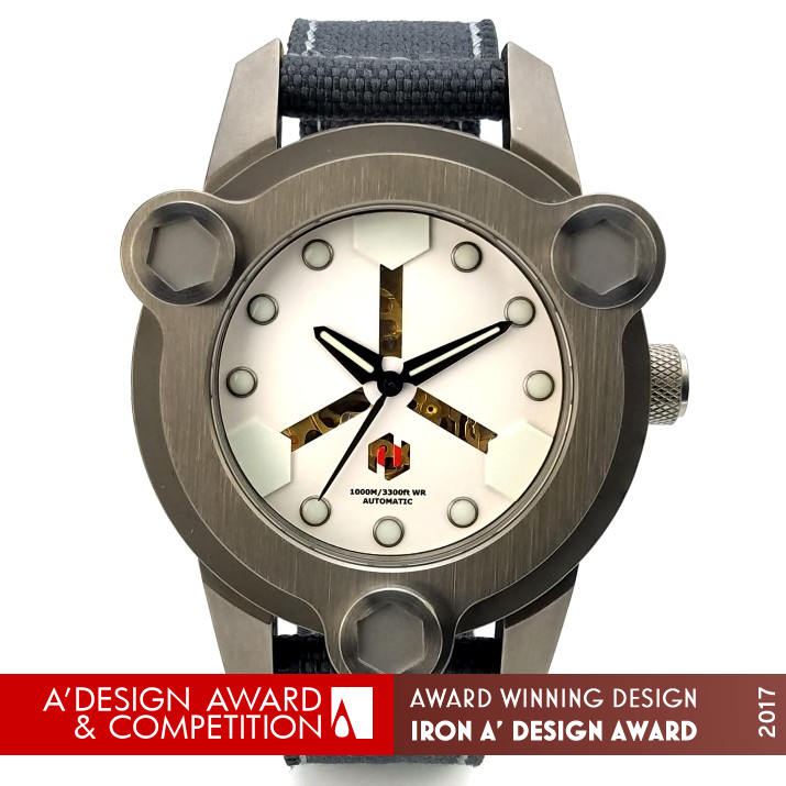 NBS-MK1 Wristwatch by DELTAt Design Team Iron Jewelry Design Award Winner 2017 