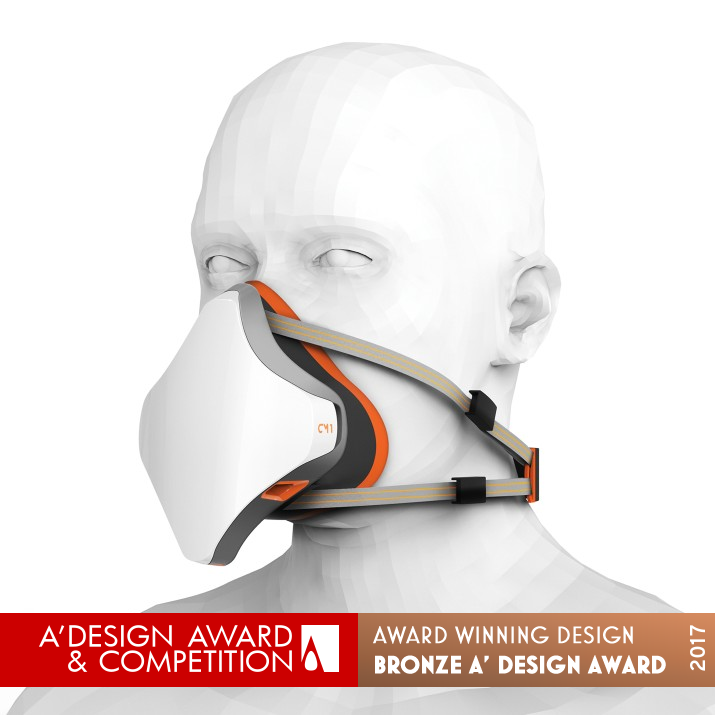 Cyclone Mask 1 Half Facepiece Respirator by Elias Thaddäus Pfuner Bronze Safety Clothing and Personal Protective Equipment Design Award Winner 2017 