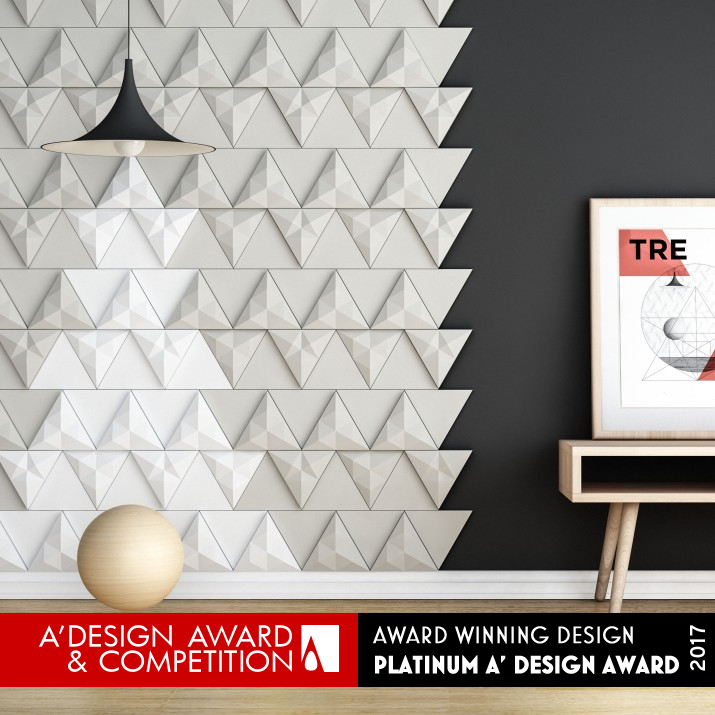 Tre Modular Concrete Tile Series by Levi Fignar - Next Ship Platinum Building Materials and Construction Components Design Award Winner 2017 