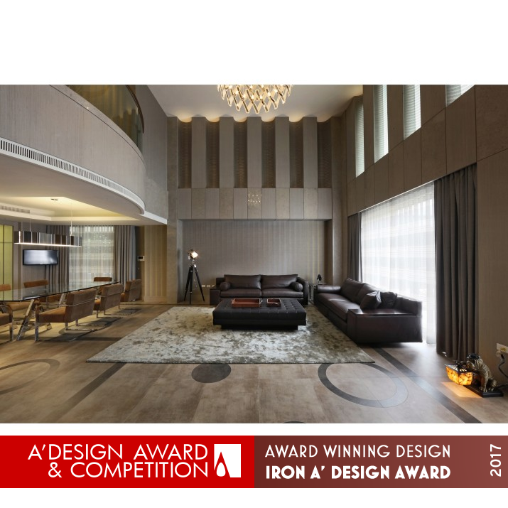 Rareness of Elegance Interior Design Of Residence by Che-Tsung Chang Iron Interior Space and Exhibition Design Award Winner 2017 