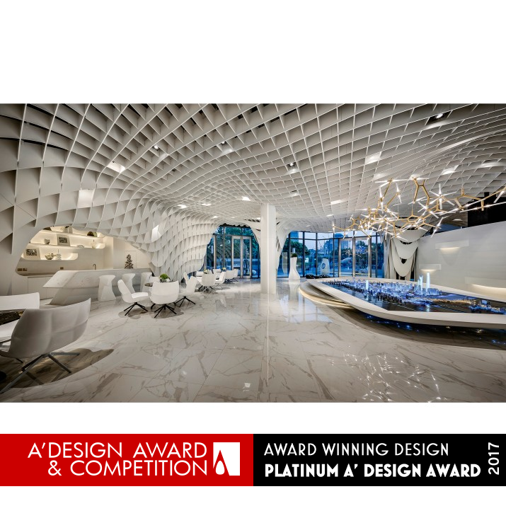 Skynet Display  space by Kris Lin Platinum Interior Space and Exhibition Design Award Winner 2017 