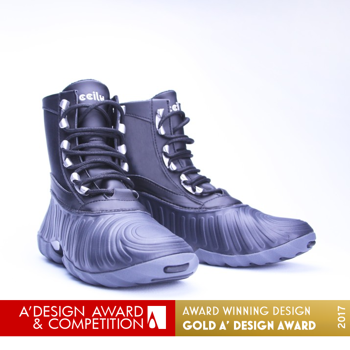 Diffusion Functional winter boots by CCILU INTERNATIONAL INC. Golden Footwear, Shoes and Boots Design Award Winner 2017 