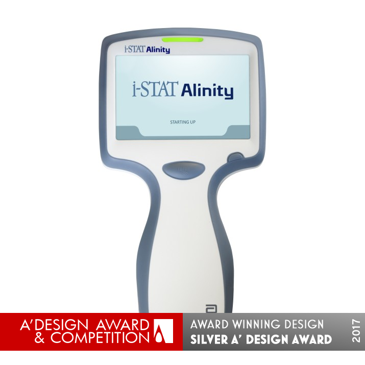 i-STAT Alinity System Point of Care Testing Device  by Abbott Silver Medical Devices and Medical Equipment Design Award Winner 2017 