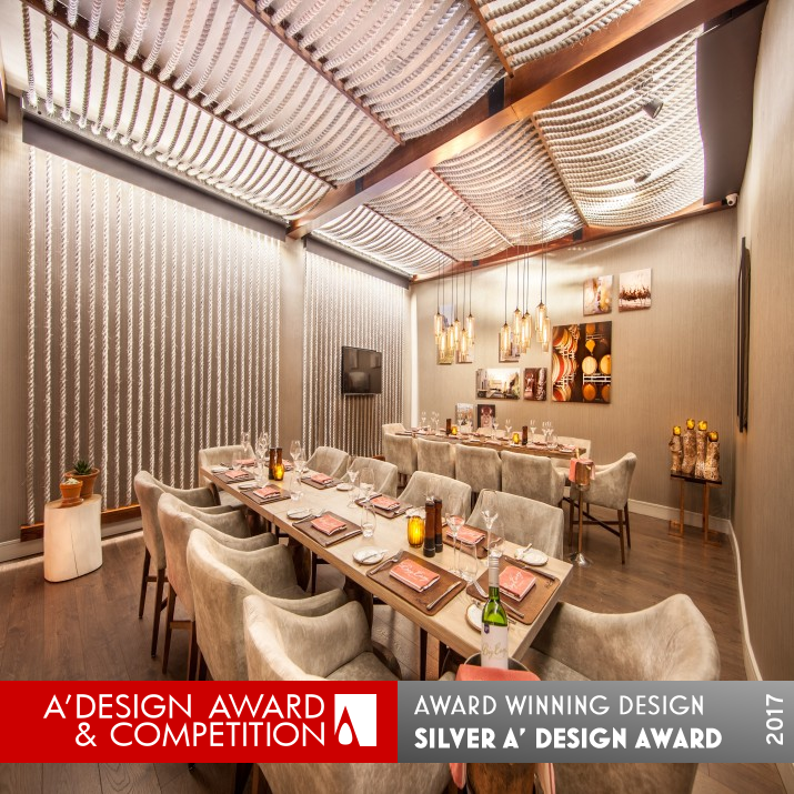 Big Easy Winebar and Grill Restaurant by Therese Virserius and Regina Virserius Silver Hospitality, Recreation, Travel and Tourism Design Award Winner 2017 