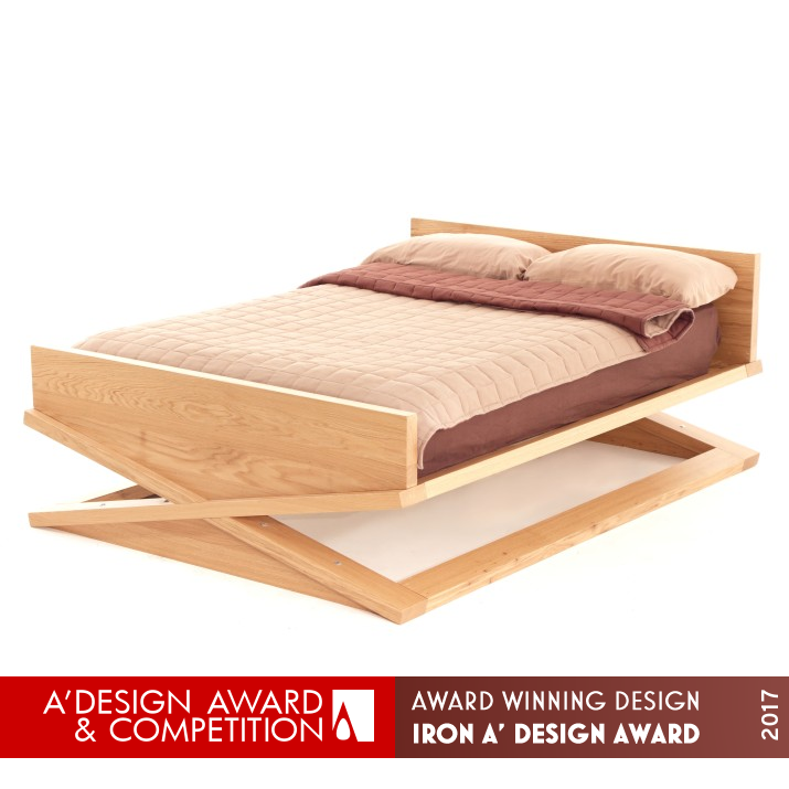 Dagaz Bed for sleeping  by Cremasco Matteo Iron Furniture Design Award Winner 2017 