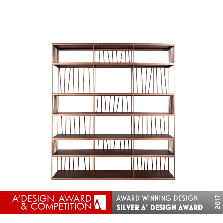 IRONMAN Bookshelf by SEBNEM BUHARA Silver Furniture Design Award Winner 2017 