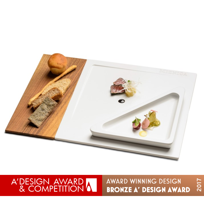 Miznica  Set of eating plates by Branka Urbanija Bronze Bakeware, Tableware, Drinkware and Cookware Design Award Winner 2017 