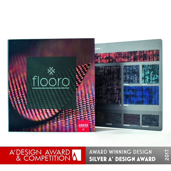 Flooro Flat Woven Airline Carpeting by inhouse design team ANKER Silver Textile, Fabric, Textures, Patterns and Cloth Design Award Winner 2017 