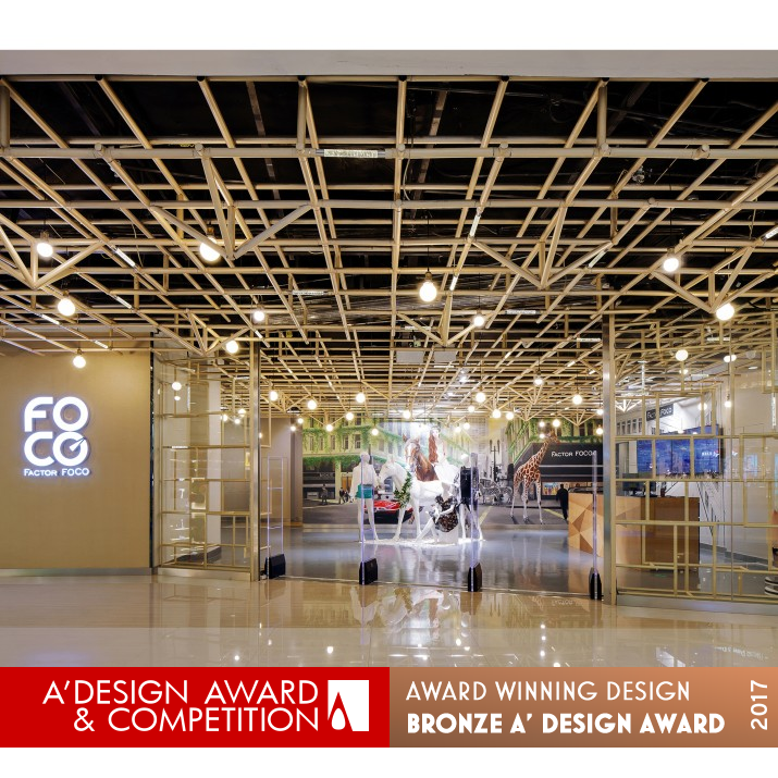 Foco Shopping Mall Show sales by Zheng SongLing Bronze Interior Space and Exhibition Design Award Winner 2017 