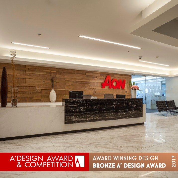 Aon Wellbeing environment by Juan Carlos Baumgartner Bronze Interior Space and Exhibition Design Award Winner 2017 