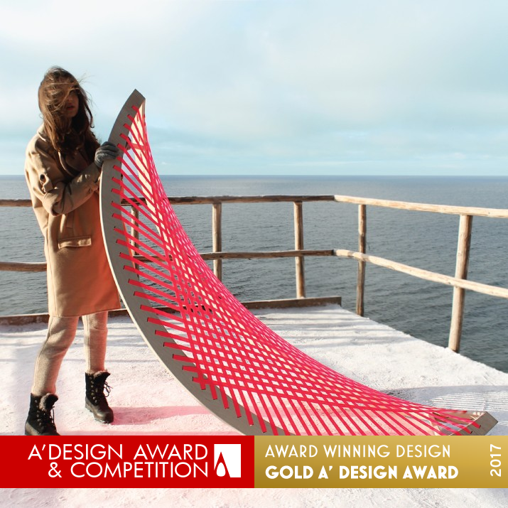 Panama Banana Rocking Hammock by Agota Rimsaite Golden Furniture Design Award Winner 2017 