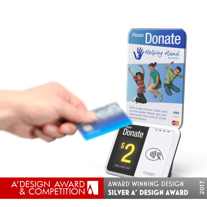 Donation Point Tap Cashless Donation Acceptor by Simon Kooymans Silver Social Design Award Winner 2017 