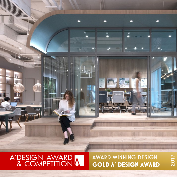 The Work Project Coworking Space by Lorène Faure and Kenny Kinugasa-Tsui Golden Interior Space and Exhibition Design Award Winner 2017 