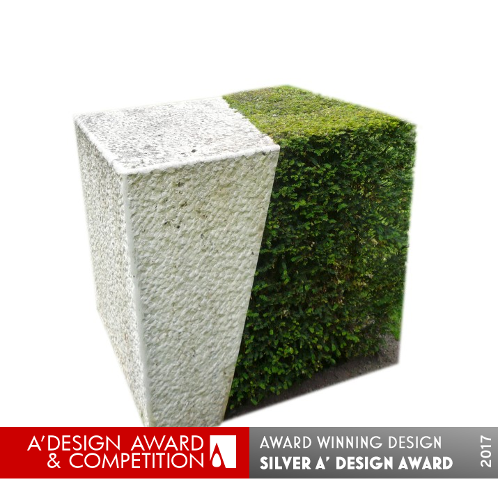 Stone Plant Sculpture Sculpture by Udo Hubert Dagenbach Silver Street Furniture Design Award Winner 2017 