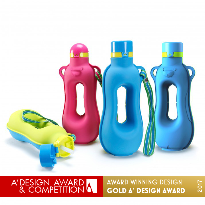 Happy Aquarius Workout Silicone Water Bottle by Chungsheng Chen and Enyang Chen Golden Sporting Goods, Fitness and Recreation Equipment Design Award Winner 2017 