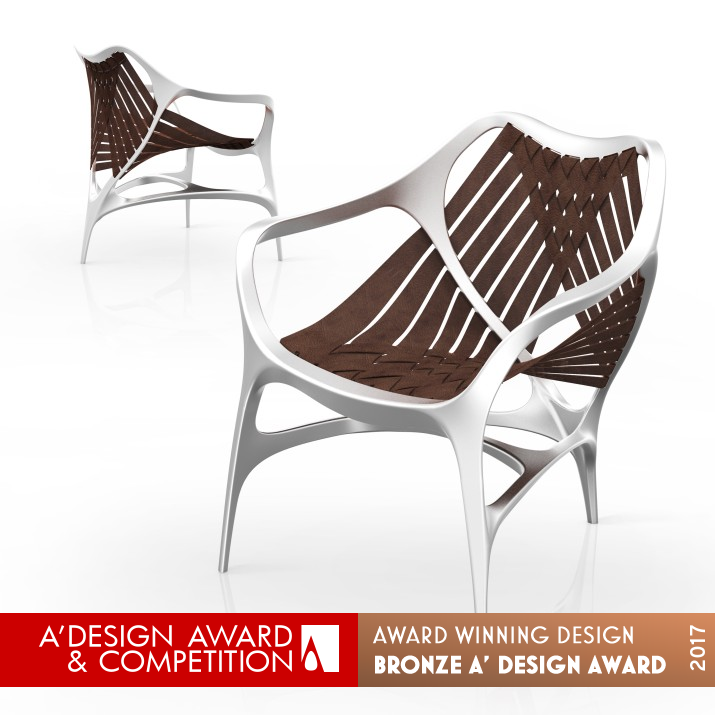 Manta Chair Bionic Design, Comfortable use by Wei Jingye, Chang Zhun and Ning Yingying Bronze Furniture Design Award Winner 2017 