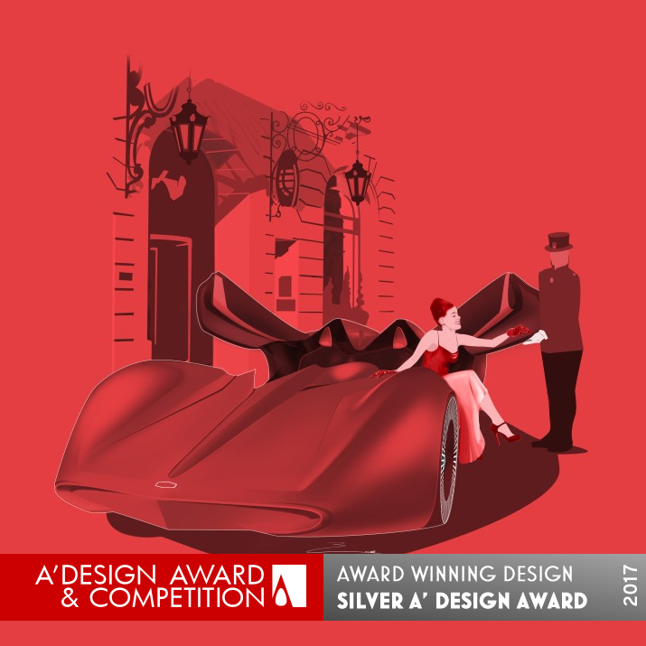 Saphir, the Homage to Bucciali Poetic car by Busson Camille Silver Vehicle, Mobility and Transportation Design Award Winner 2017 