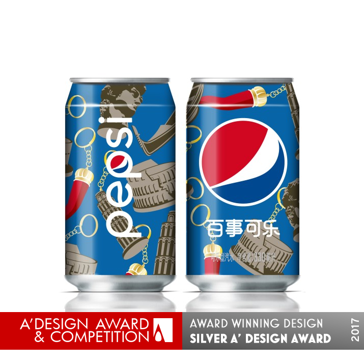 Pepsi x Italian Design Icons Can graphics by PepsiCo Design and Innovation Silver Packaging Design Award Winner 2017 