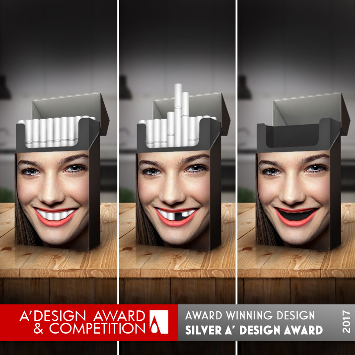 Tobacco Teeth Anti-smoking Advertising by Miroslav Vujovic Silver Public Awareness, Volunteerism, and Society Design Award Winner 2017 