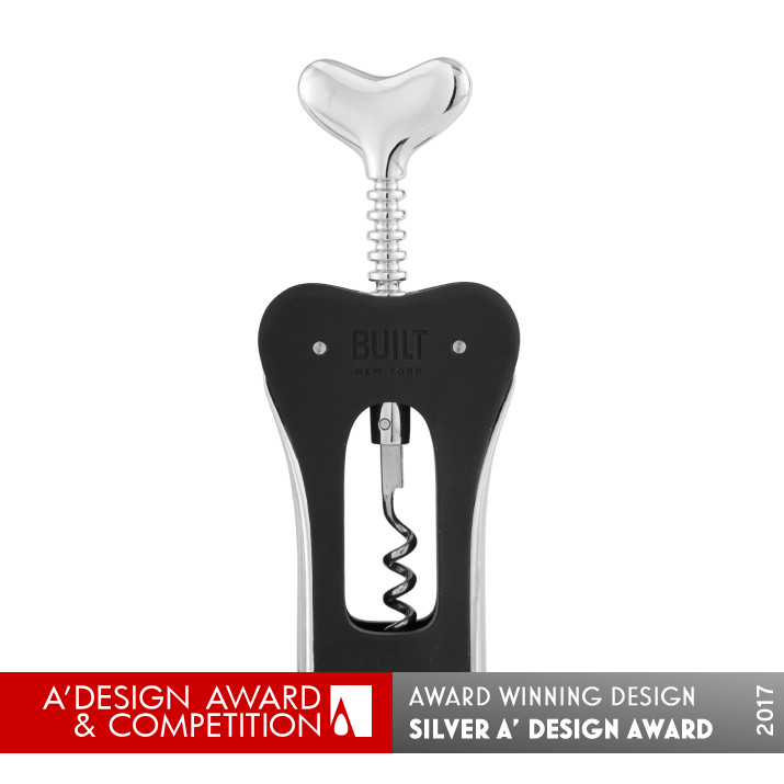 Curve Wing Corkscrew by Cozzolino Studio Silver Bakeware, Tableware, Drinkware and Cookware Design Award Winner 2017 