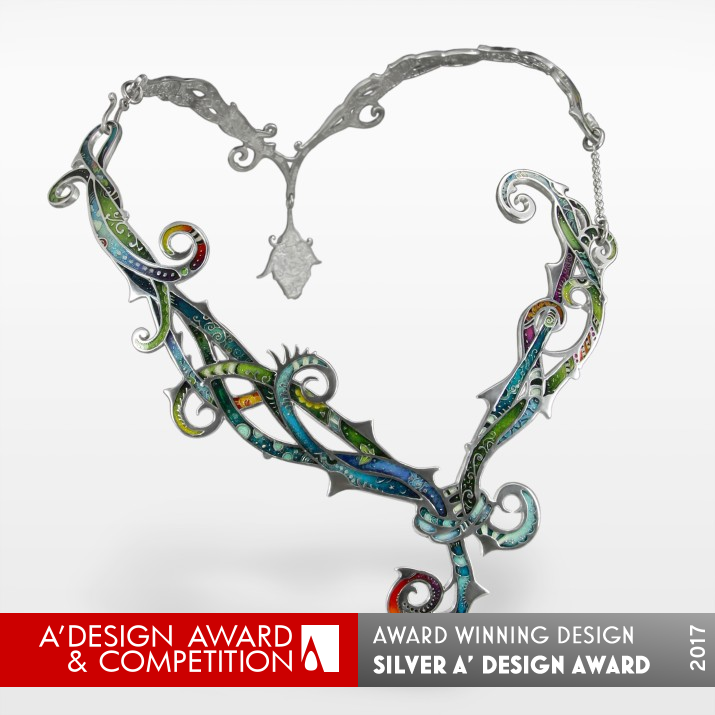 Sleeping Beauty Necklace by Liz Sabol Silver Jewelry Design Award Winner 2017 