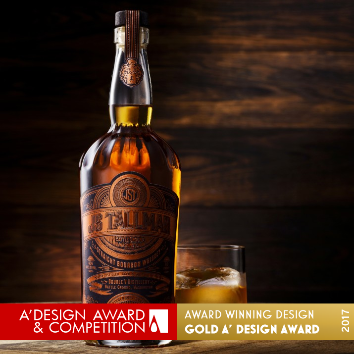 JS Tallman Bourbon Packaging by Kristin Casaletto - Sasquatch Golden Packaging Design Award Winner 2017 