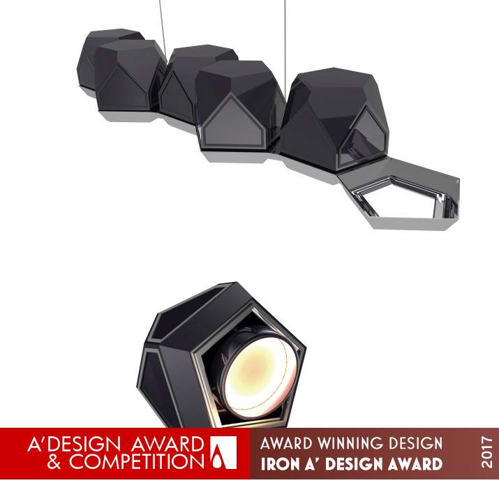 Meteorite Light by Engin Kandemir and Ayca Isik Turkoglu Iron Lighting Products and Fixtures Design Award Winner 2017 