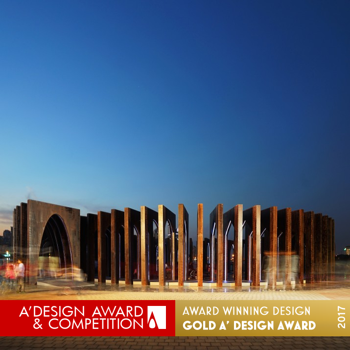 Spiral Arches Pavilion by Siu Kwok Kin Stanley Golden Architecture, Building and Structure Design Award Winner 2017 