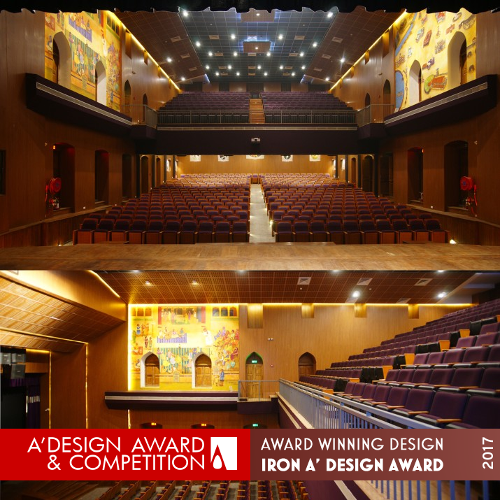 Keshavrao Bhosle Natyagruh Drama Theatre by Surat Anjali Associates Iron Cultural Heritage and Culture Industry Design Award Winner 2017 