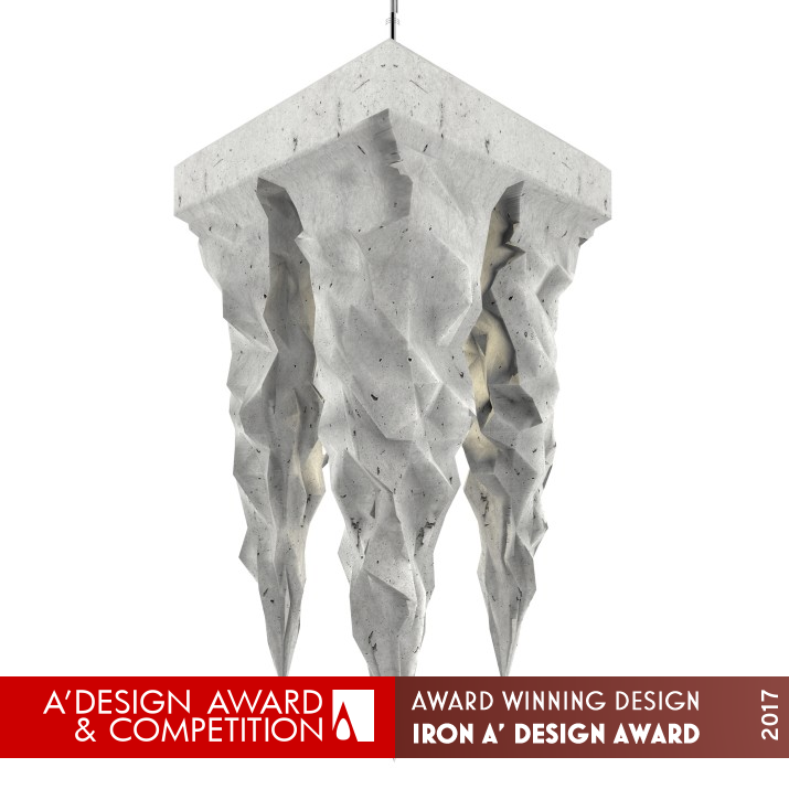 Icicle Lighting by Atieh Farahanifar Iron Fine Arts and Art Installation Design Award Winner 2017 