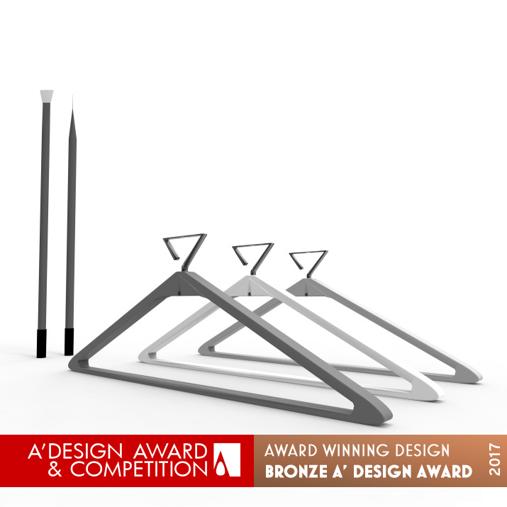 Queuer Magnetic hanger by Xiuwen Sun, Feng Han and Miao Zhou Bronze Furniture Design Award Winner 2017 