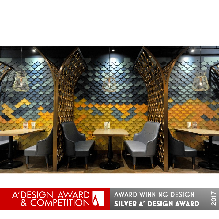 Teawood - Aberdeen Cafe and Restaurant  by Vincent Chi-wai Chiang Silver Interior Space and Exhibition Design Award Winner 2017 