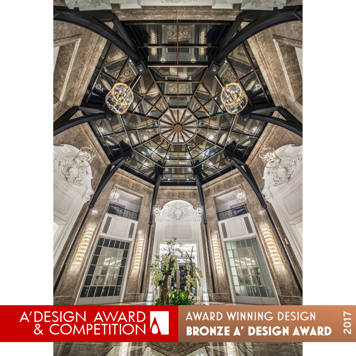 Poly Garden Sales Center To promote apartment sales by David Chang Design Associates Int'l Bronze Interior Space and Exhibition Design Award Winner 2017 