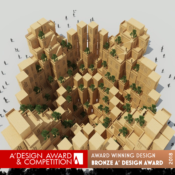 Housing from Ground to Sky The residential complex by Rasool Akhondzadeh, Ghasemi and Yoosefi Bronze Architecture, Building and Structure Design Award Winner 2018 