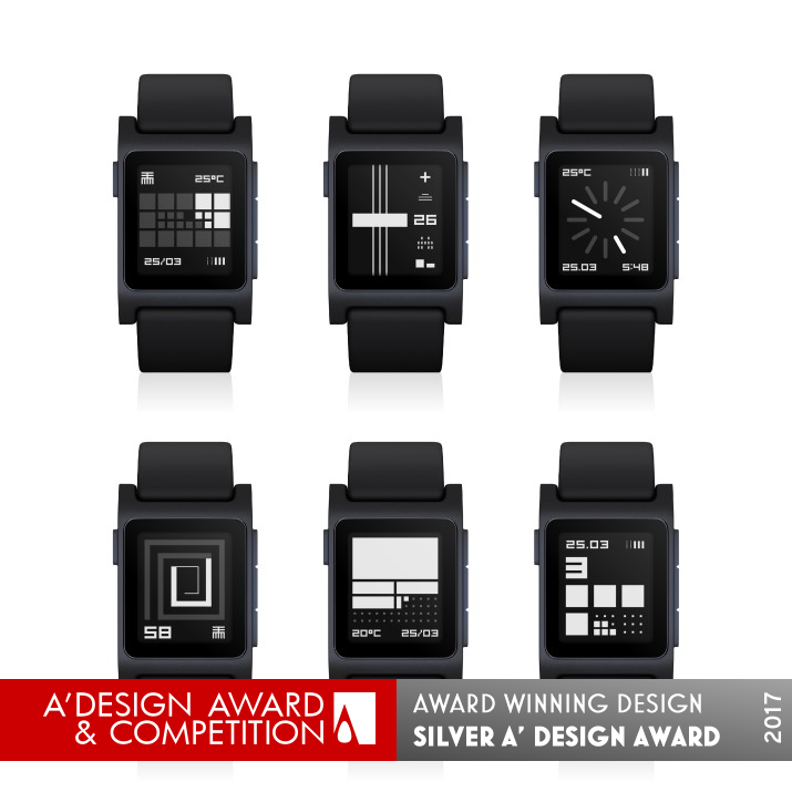 ttmm for Pebble Watchfaces Apps by Albert Salamon Silver Interface, Interaction and User Experience Design Award Winner 2017 