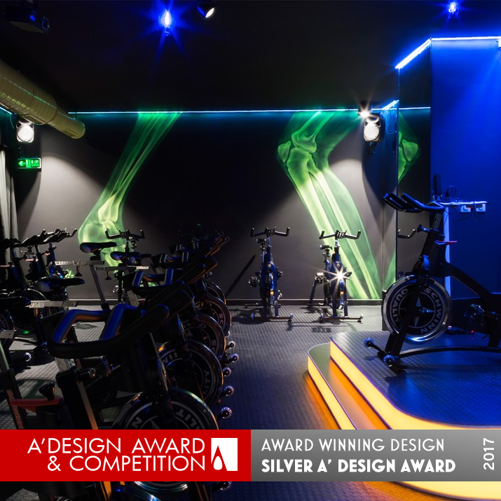 Urban Riders Spinning Studios Spinning Studio by Gravity Design Team Silver Interior Space and Exhibition Design Award Winner 2017 