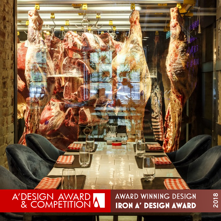  Beef Zavod Restaurant by Evgeniy Evdokimov Iron Interior Space and Exhibition Design Award Winner 2018 