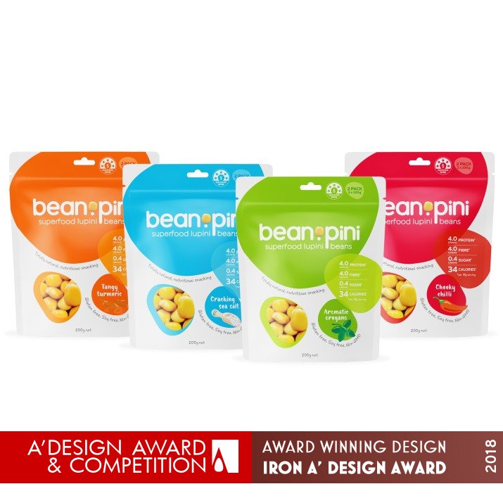 Beanopini Food by Angela Spindler Iron Packaging Design Award Winner 2018 