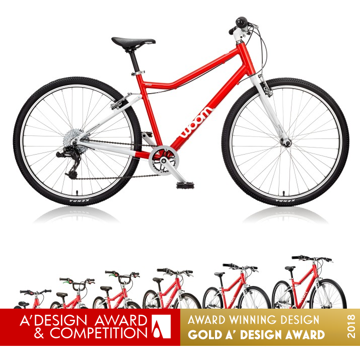 Woom Bikes Lightweight Children Bikes by Christian Bezdeka Golden Baby, Kids' and Children's Products Design Award Winner 2018 