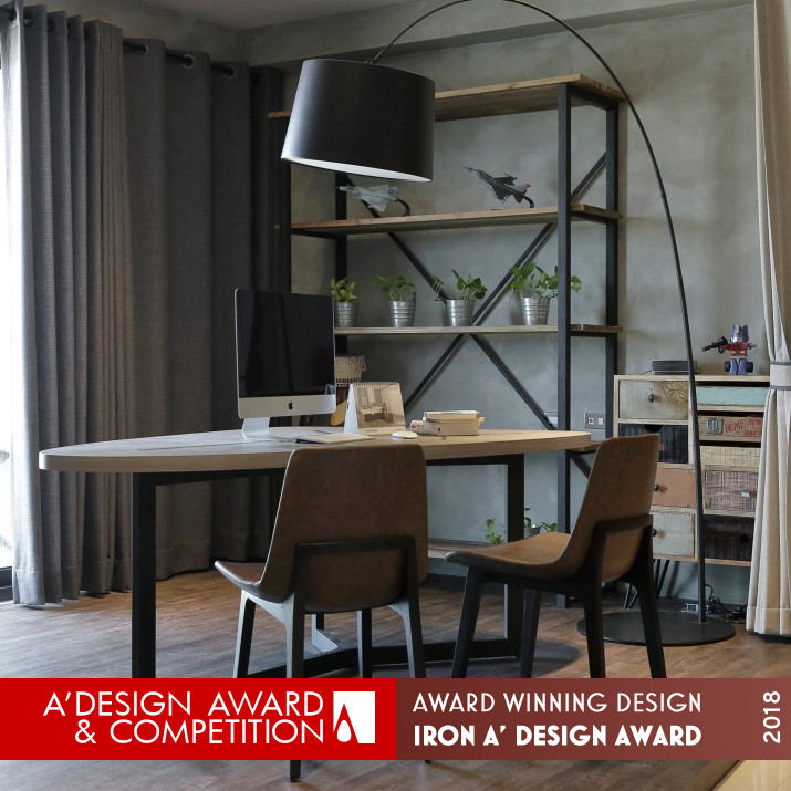 Original Loft Residential space by Order System Furniture Iron Interior Space and Exhibition Design Award Winner 2018 