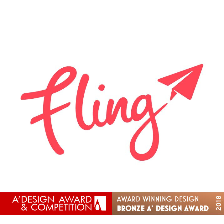 Fling Logo and VI by Steve Roberts Bronze Graphics, Illustration and Visual Communication Design Award Winner 2018 