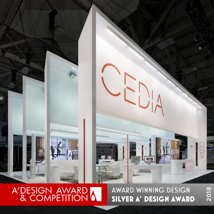 Cedia Booth Design 2015 Exhibition, Events & Meetings Space by Lorenzo Apicella Silver Interior Space and Exhibition Design Award Winner 2018 