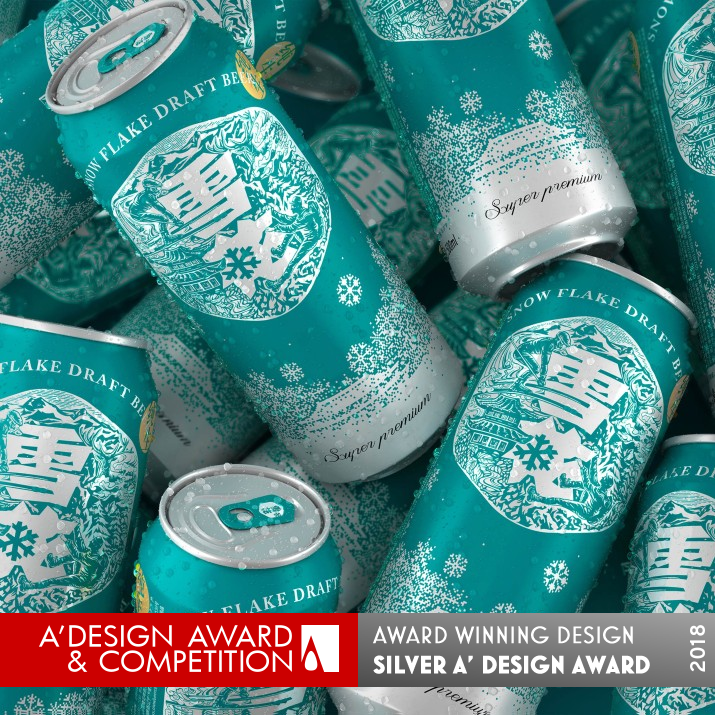 Snow Breweries - Snow Beer Beer by Tiger Pan and Dong Yan Silver Packaging Design Award Winner 2018 