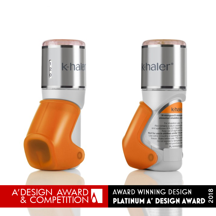 K-Haler Inhaler by Mundipharma International Limited Platinum Medical Devices and Medical Equipment Design Award Winner 2018 