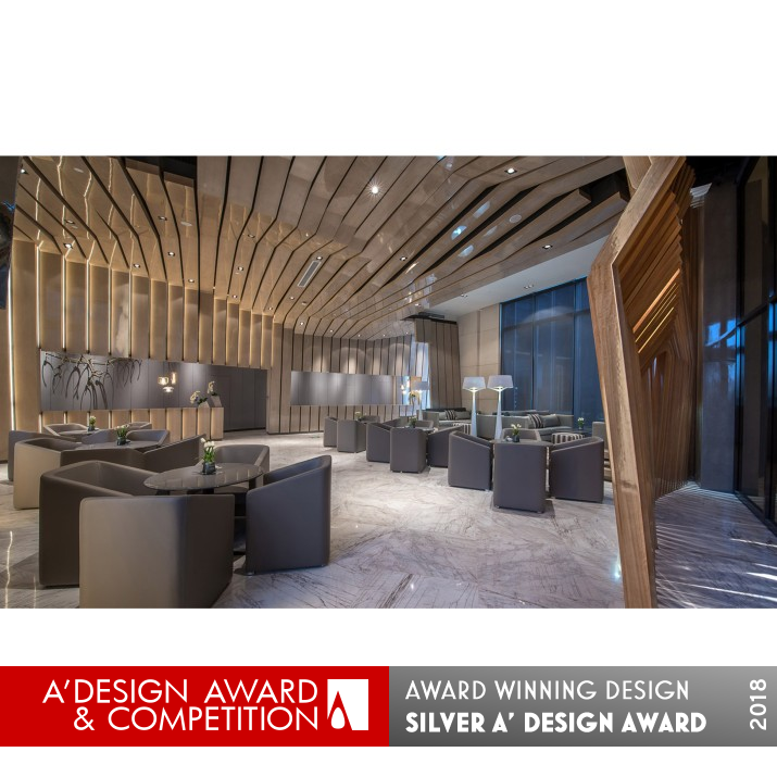 Lines Shaped Surface Home Sales Center by Kris Lin and Jiayu Yang Silver Interior Space and Exhibition Design Award Winner 2018 